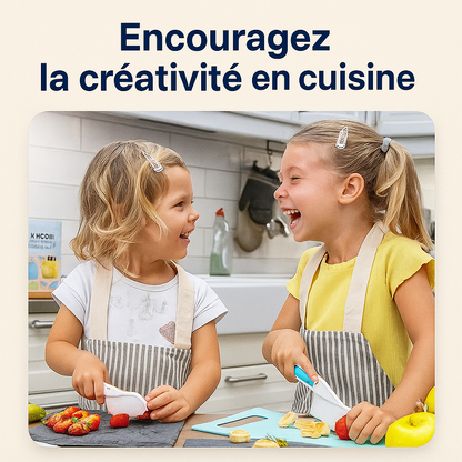 Khoolty™ transforme un simple set de cuisine en un terrain de complicité..✨