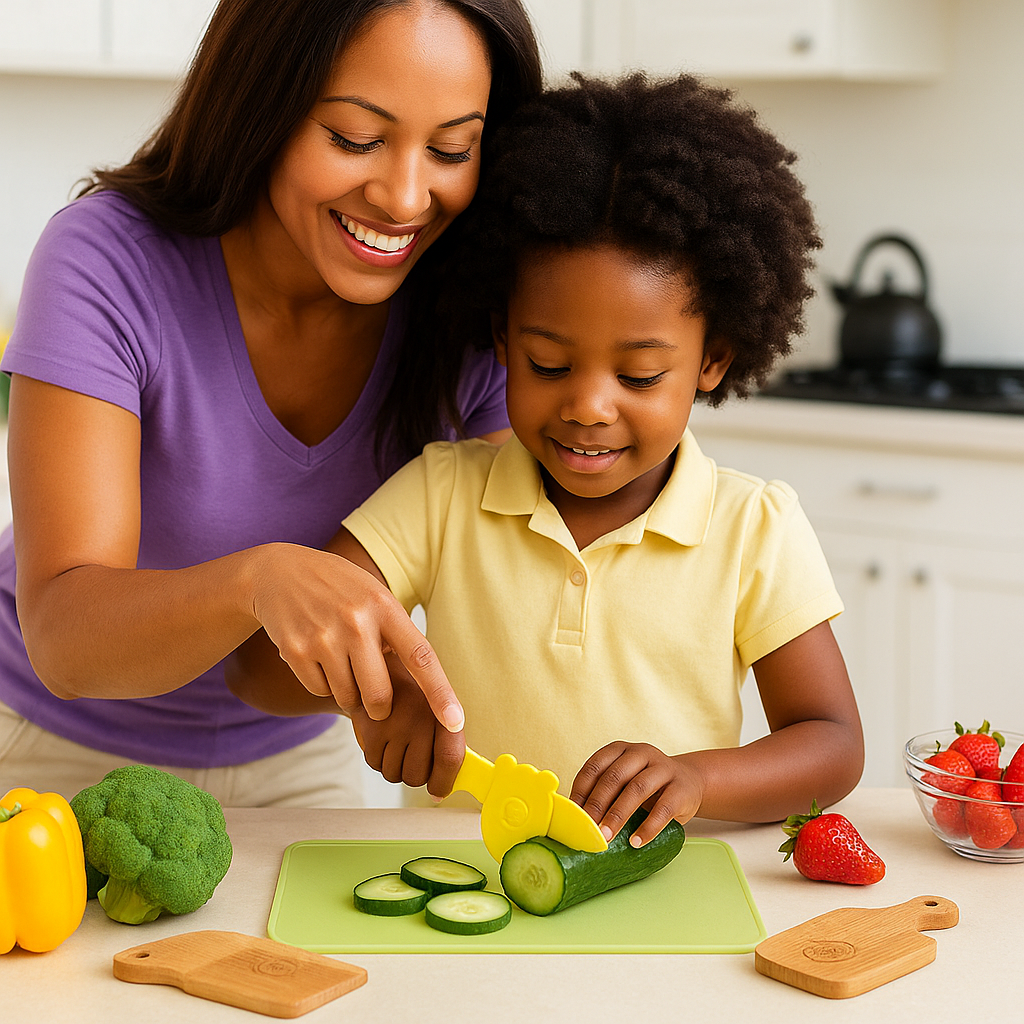Khoolty™ transforme un simple set de cuisine en un terrain de complicité..✨
