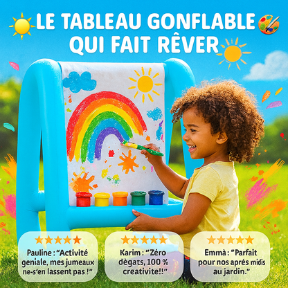 Un Moment Magique avec son Tableau de Peinture Gonflable 🎨
