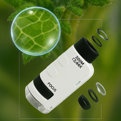 Microscope de Poche pour Enfant- Khoolty