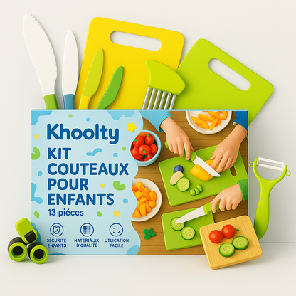 Khoolty™ transforme un simple set de cuisine en un terrain de complicité..✨