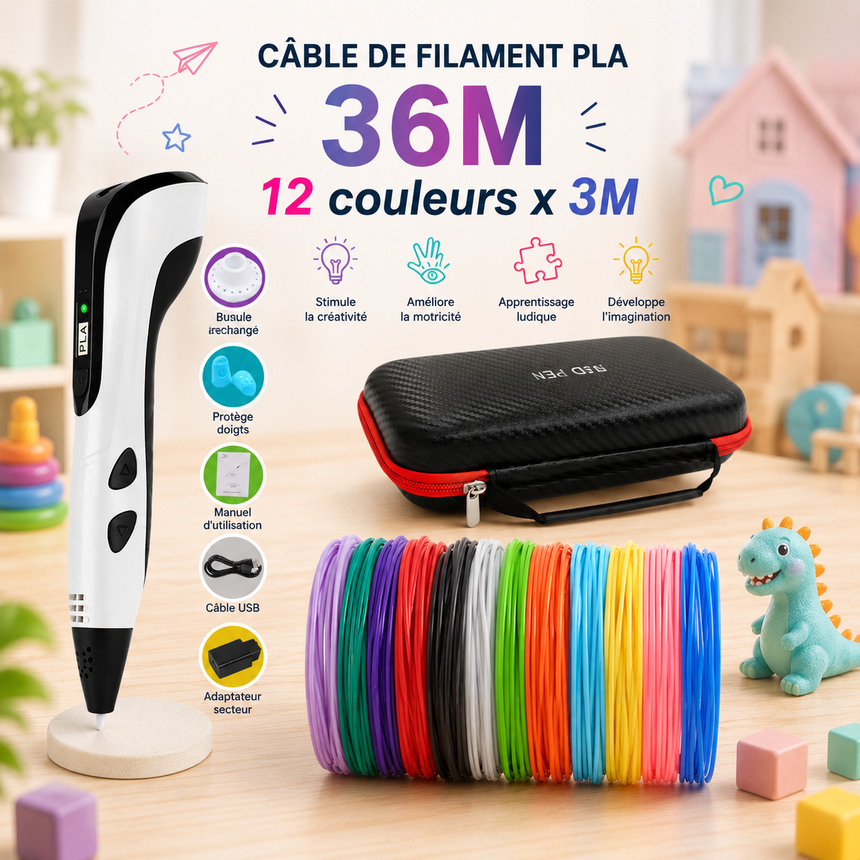 Pack Complet Stylo D'impression 3D™ — L’imagination prend vie ✨