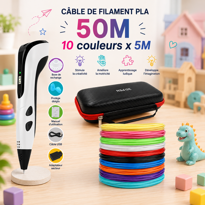 Pack Complet Stylo D'impression 3D™ — L’imagination prend vie ✨