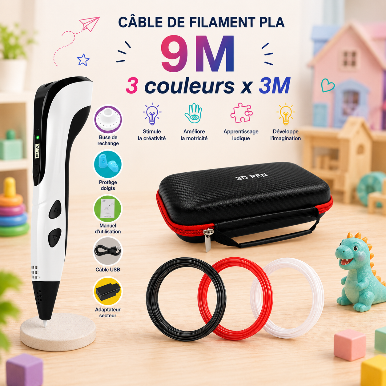 Pack Complet Stylo D'impression 3D™ — L’imagination prend vie ✨