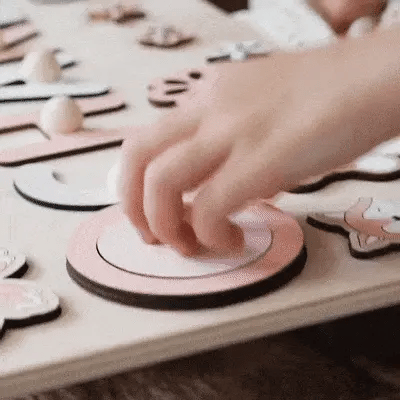 Puzzle en bois personnalisé avec prénom - Un souvenir unique